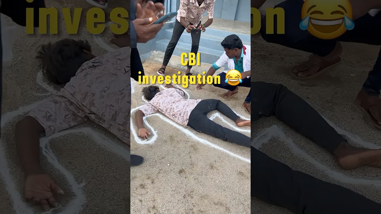 👉CBI investigation😆 Twist iruku 😂 Watch end👀🔥 #comedy #funny #tamilreels #tamil