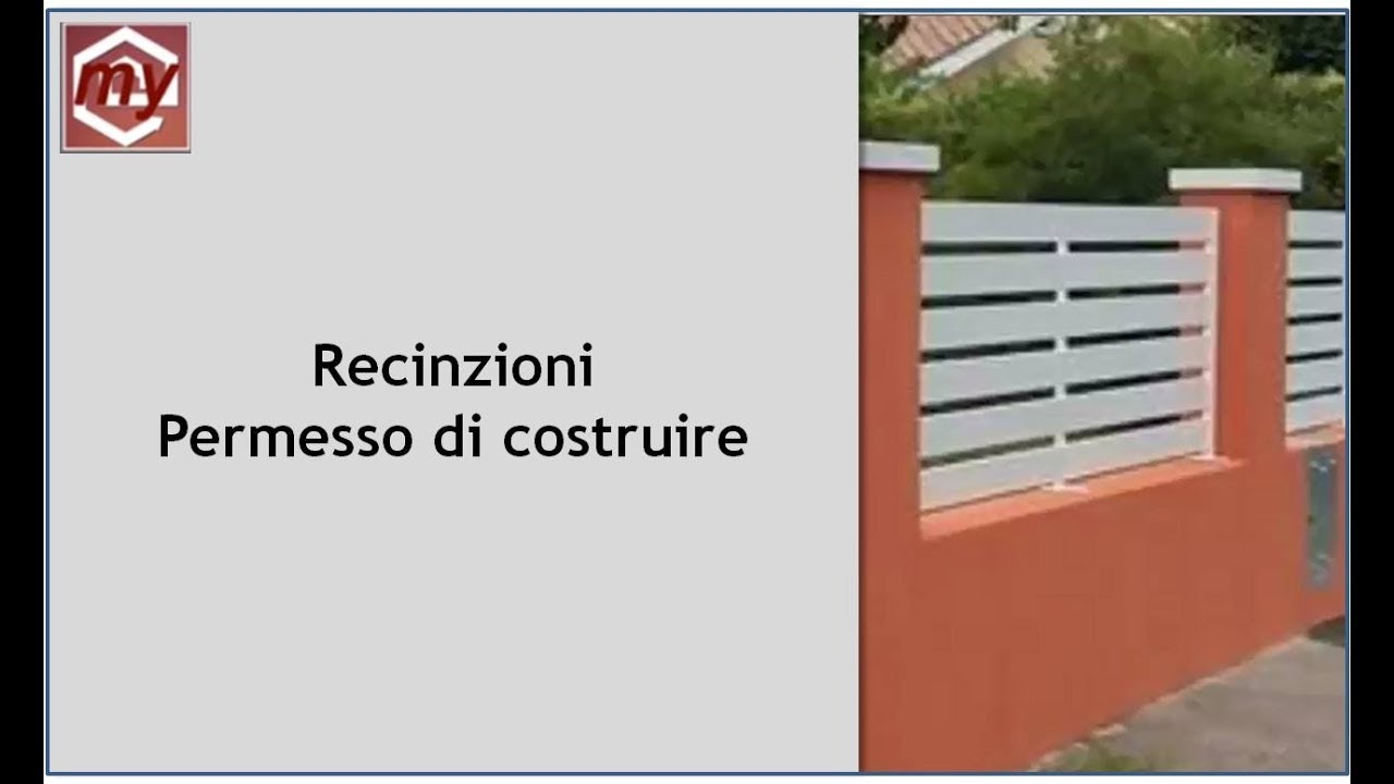 recinzioni, permesso di costruire