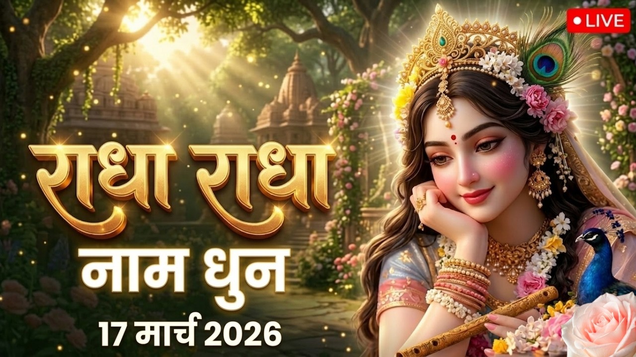 ​राधा राधा नाम धुन | Non-Stop Radha Naam Dhun Live 🌸