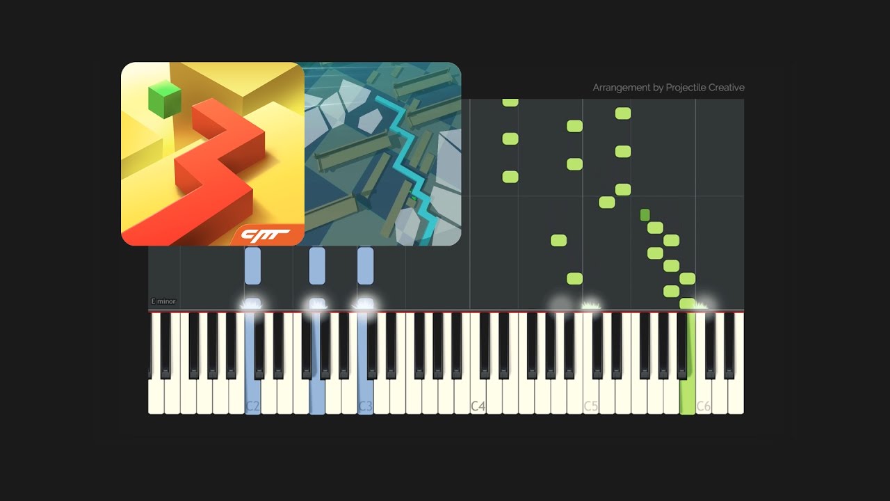 Dancing Line - The Cathedral // Custom Arrangement (Synthesia Tutorial + MIDI + PDF)