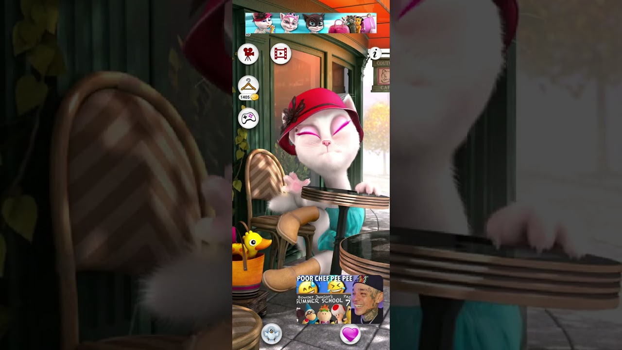 Talking Angela In The App!