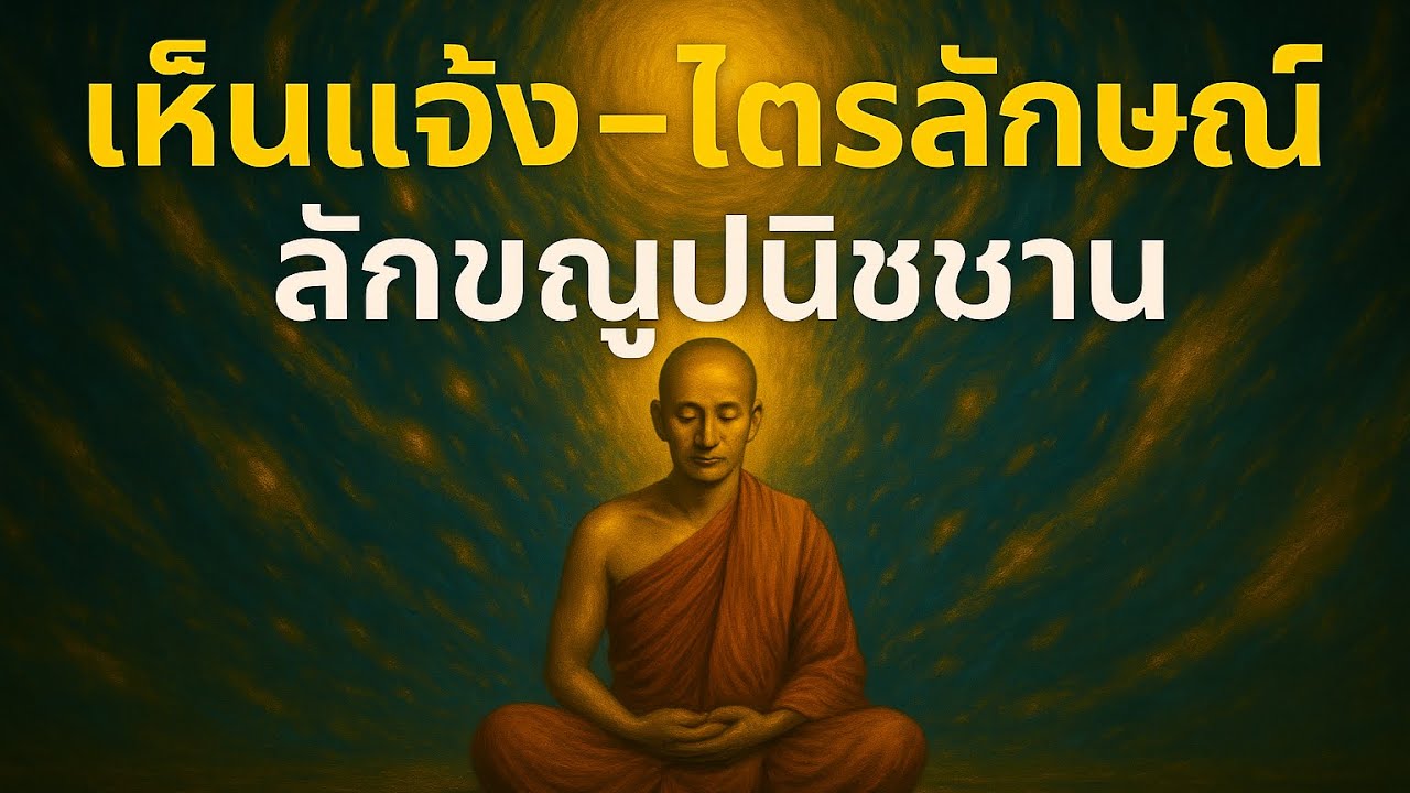 ลักขณูปนิชฌาน: สมาธิที่-เห็นไตรลักษณ์ด้วยจิต-เห็นแจ้งในขันธ์5