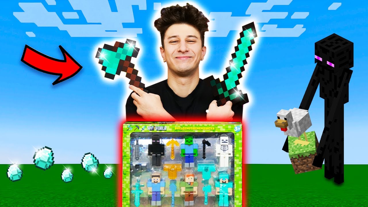 GERÇEK MİNECRAFT OYUNCAKLARI ALDIM 🌴⛏️