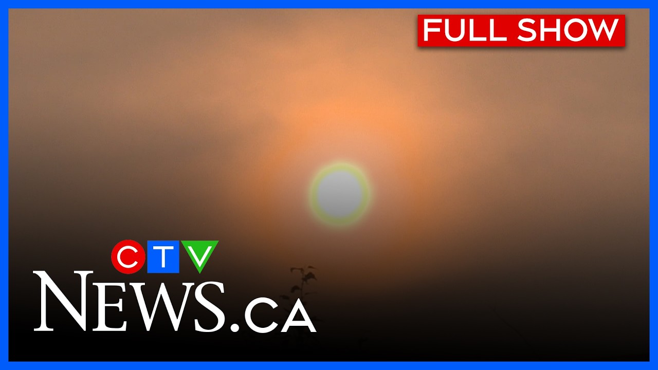 Лесные пожары продолжают бушевать в Онтарио, вызывая задымление | CTV News Northern Ontario в 11:...