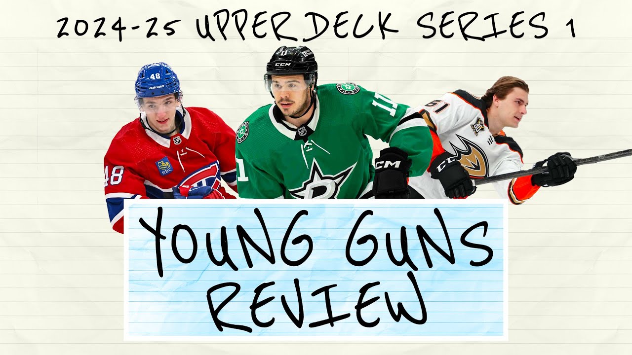 2024-25 Upper Deck Series 1 Young Guns Checklist Review