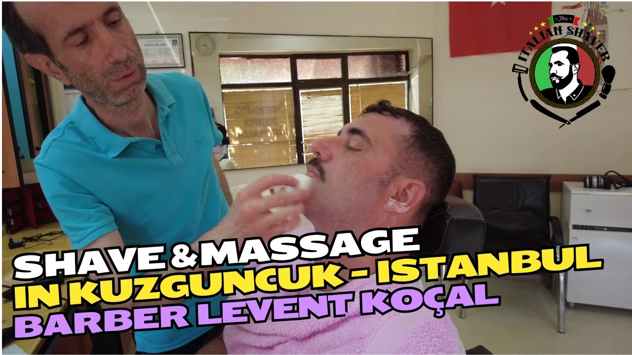 💈 Shave & Massage in Kuzguncuk - Istanbul, barber Levent koçal 💈 wet shaving