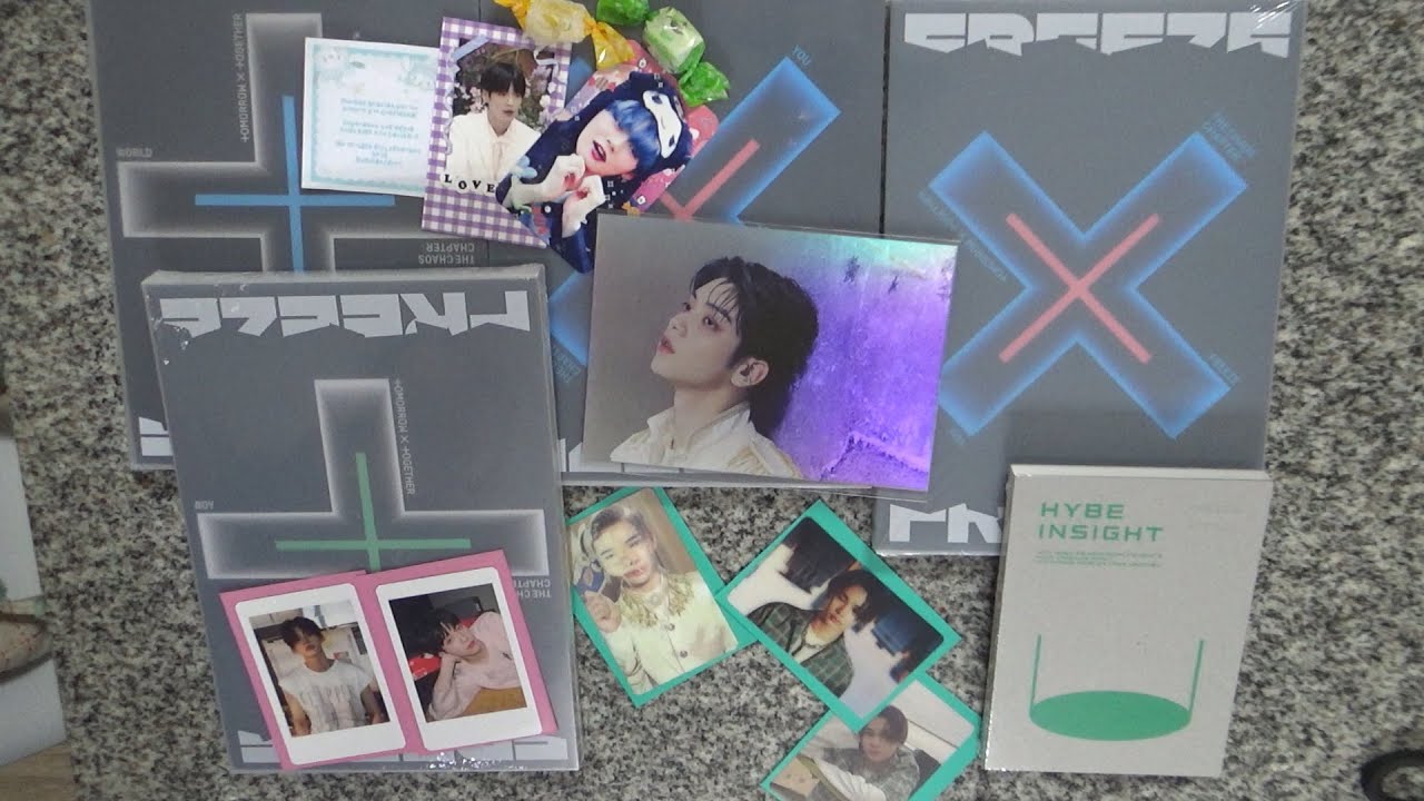 Unboxing TxT freeze : apple music + Aladin + HYBE museum + Ni-ki mini binder