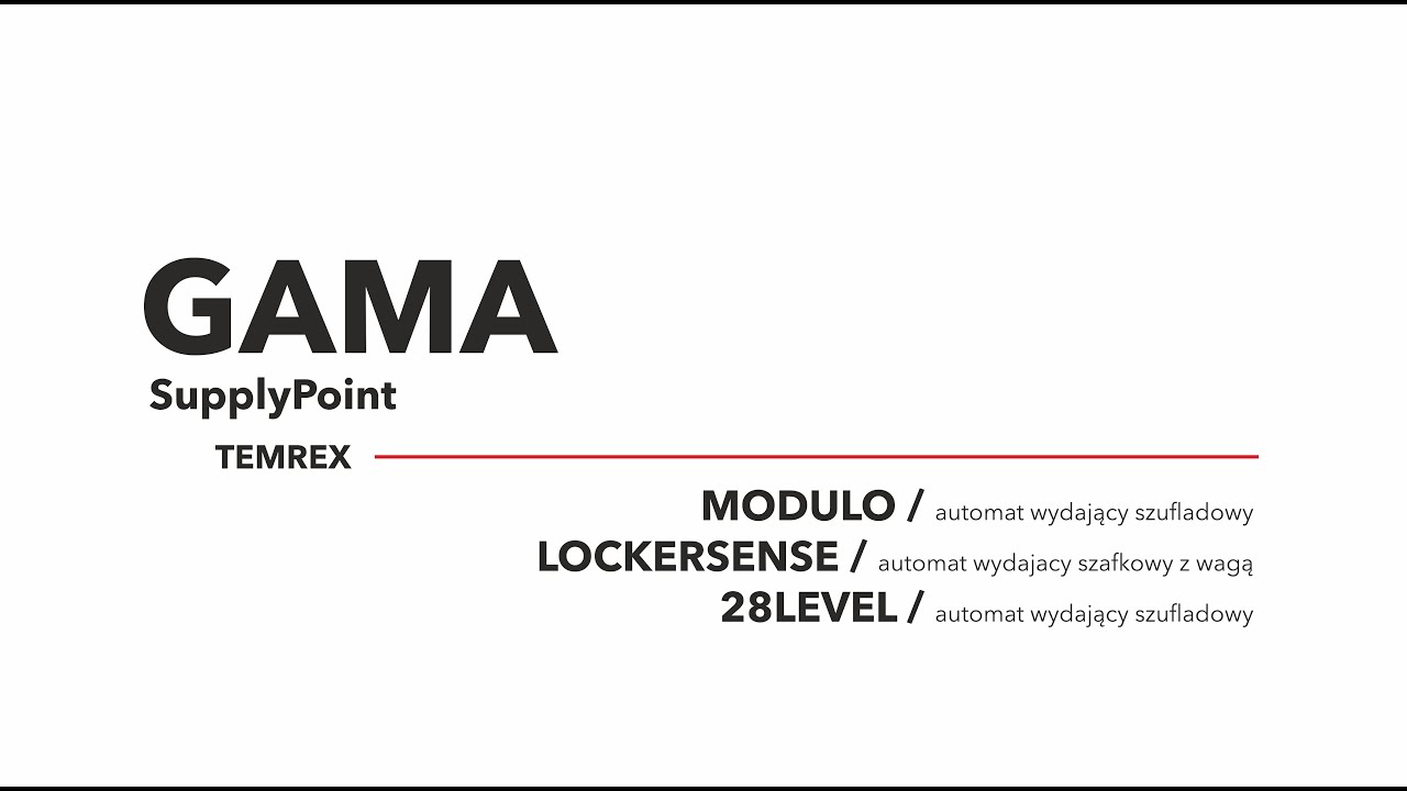 Gama SUPPLYPOINT: automat szufladowy MODULO i 28LEVEL oraz automat szafkowy z wagą LOCKERSENSE