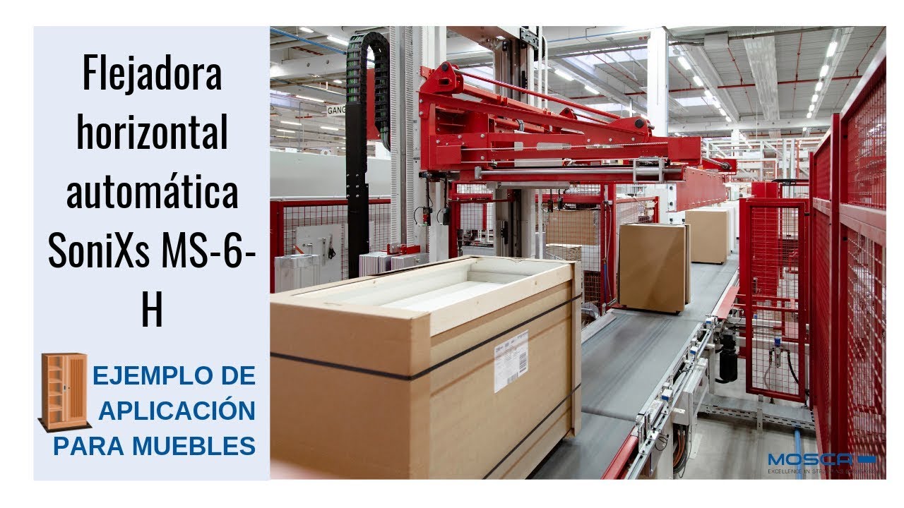 Flejadora horizontal automática SoniXs MS-6H | Mosca
