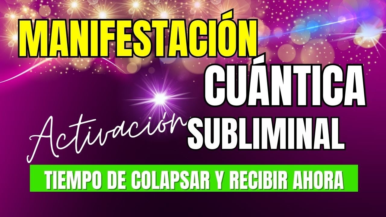 Prepárate para Recibir AHORA │Este Subliminal lo Manifestará
