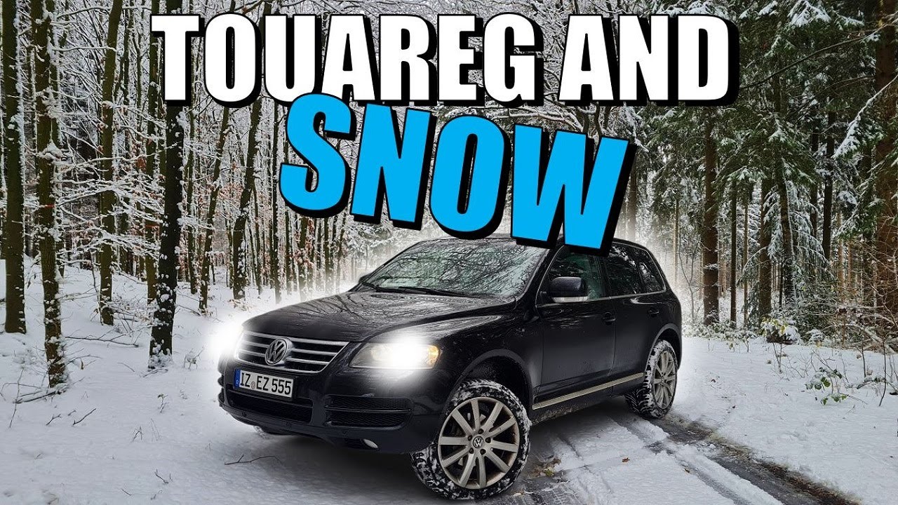 [POV] VW Touareg [V6 3.0 TDI / 225 Hp / 2006] 4MOTION Test Drive in the SNOW of GERMANY