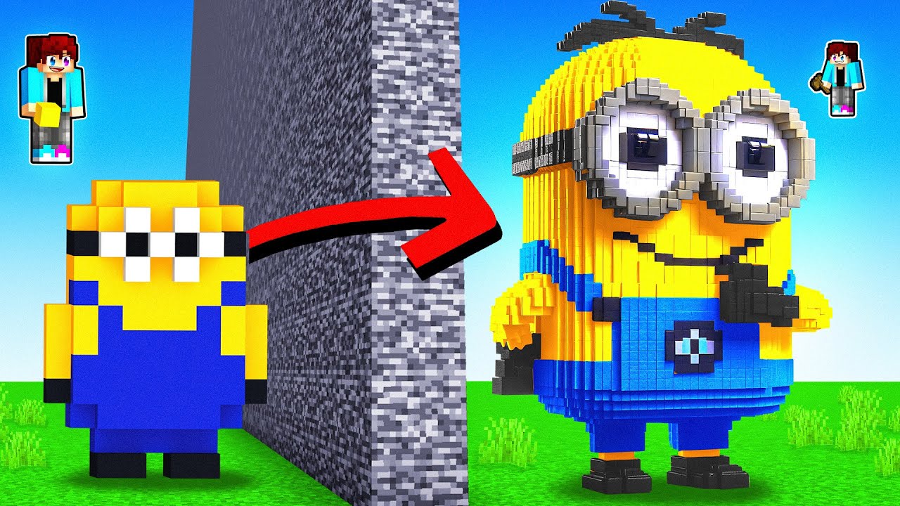 Alex VS Minion BOUW WEDSTRIJD in Minecraft!
