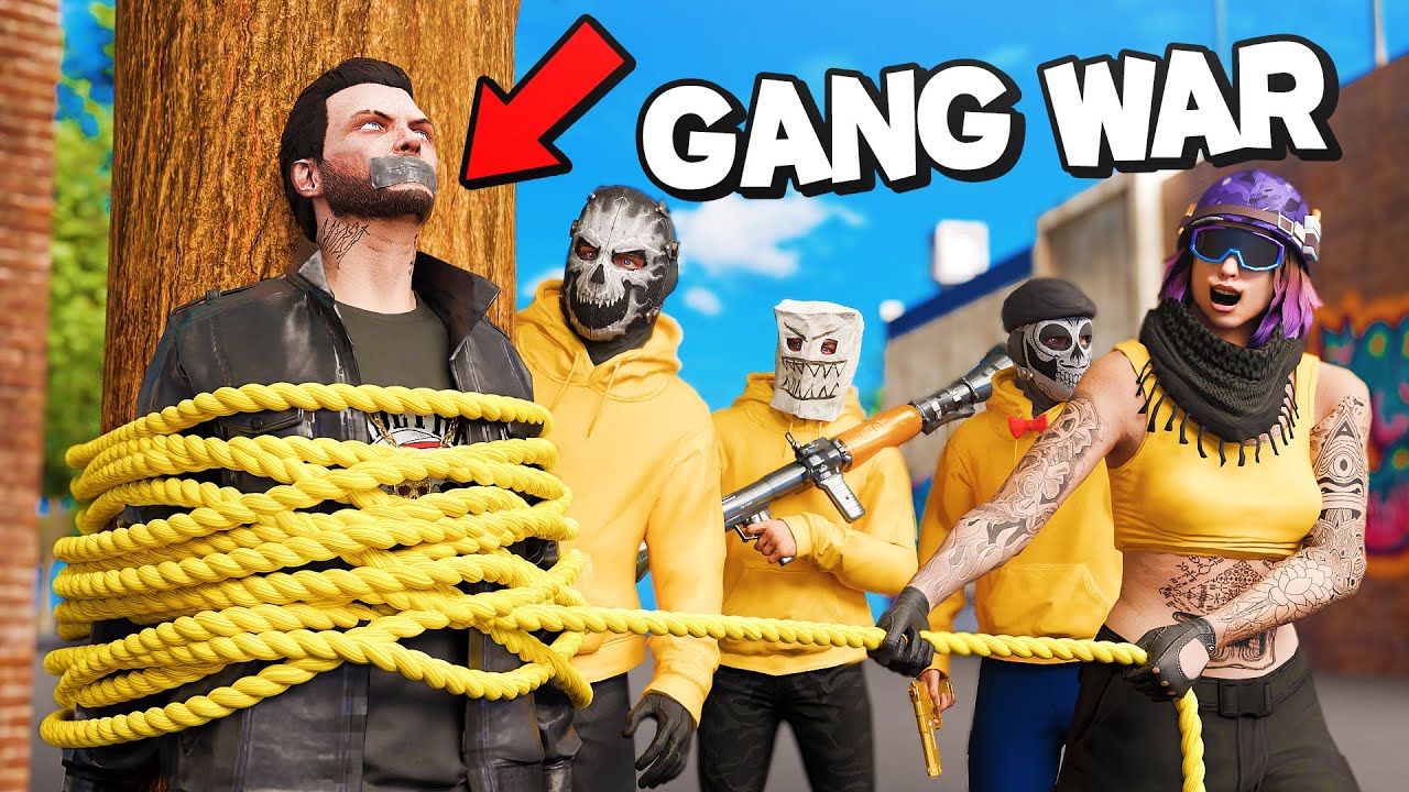 We Started A GANG WAR In GTA 5 RP