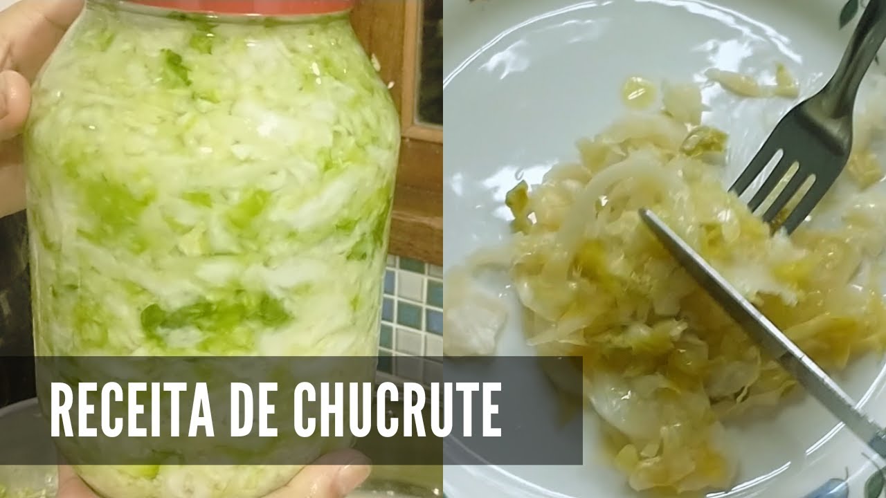 Como fazer CHUCRUTE - Conserva de REPOLHO FERMENTADO