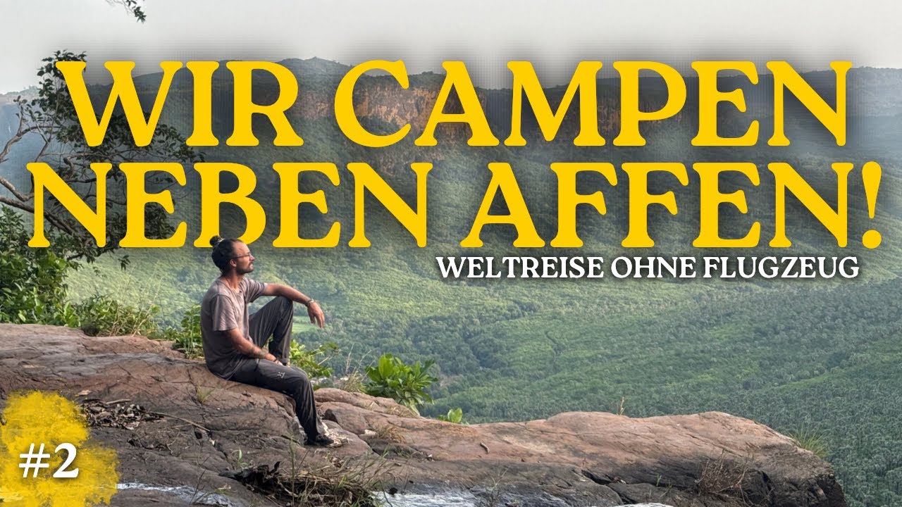 Campinglager neben Affen & ein versteckter Wasserfall! | Guinea - Folge 2