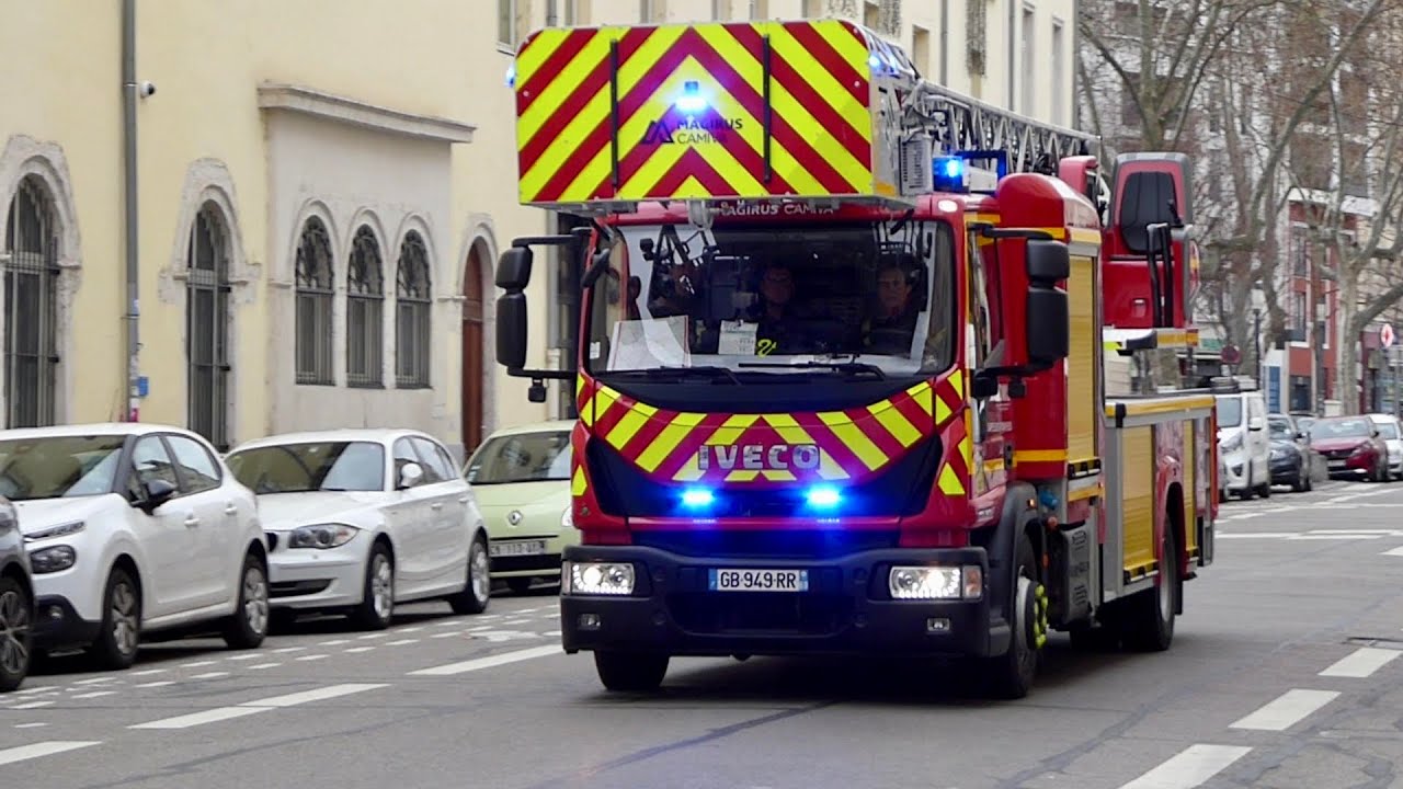Pompiers Lyon Engins (compilation)