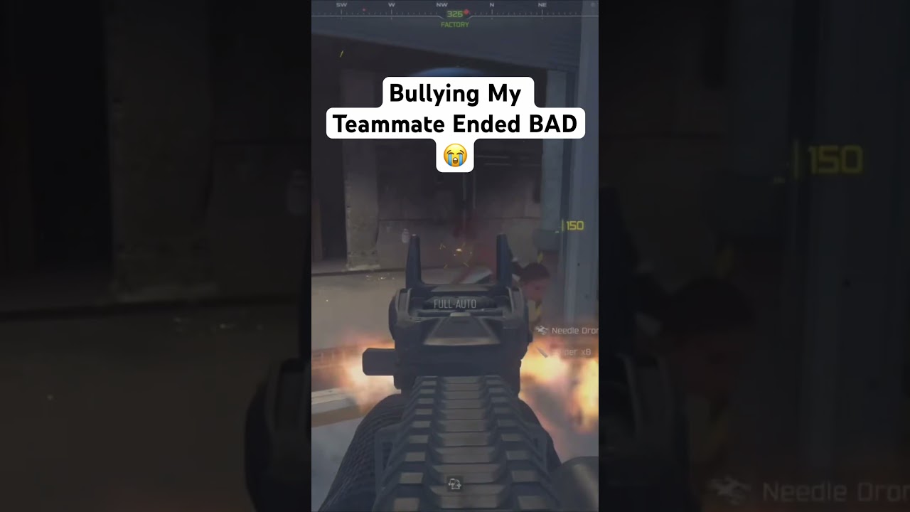 Bullying My Teammate Ended BAD 😭 #shorts #warzone #callofduty #cod #blackops7 #warzone4 #bo7