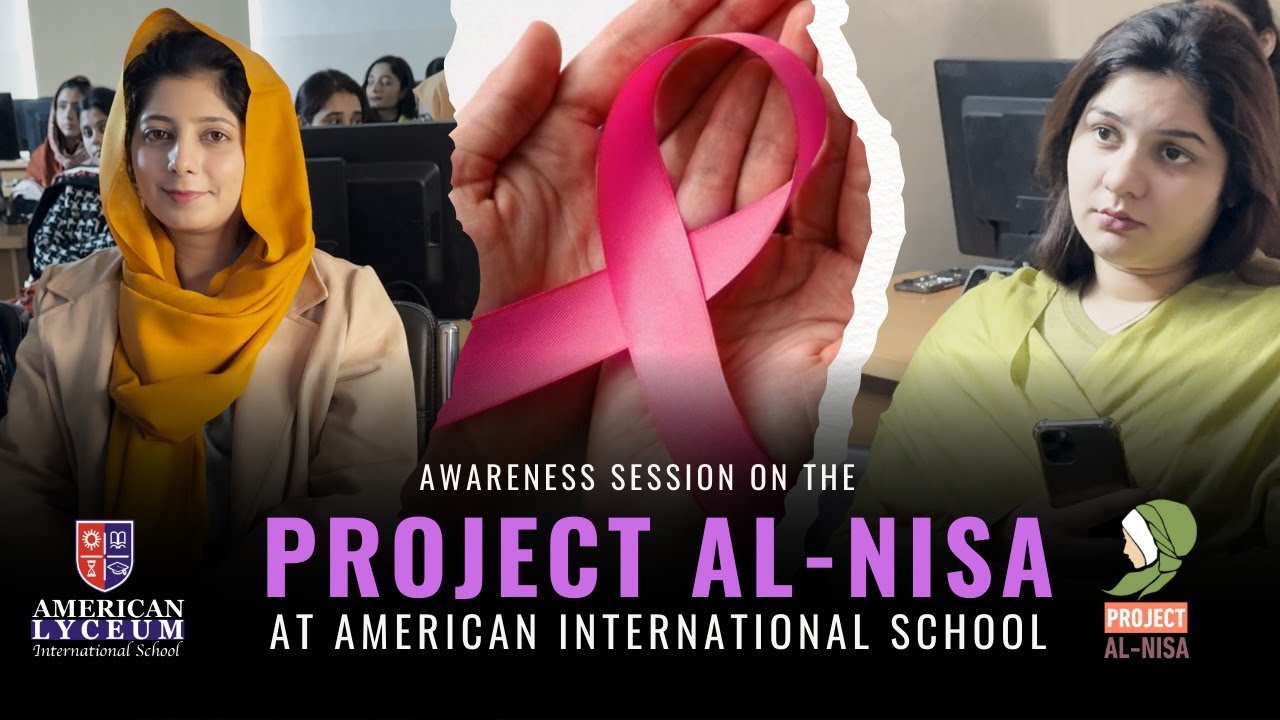 Dr Team visit American International School & conducted an awareness session on the Al-Nisa Project.