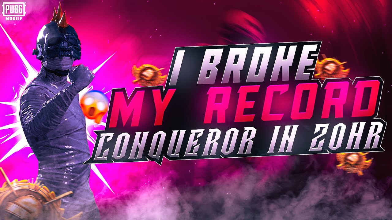 I Broke My Record Conqueror in 20Hr😱Highest KD? | Pubg Mobile | Albert oP