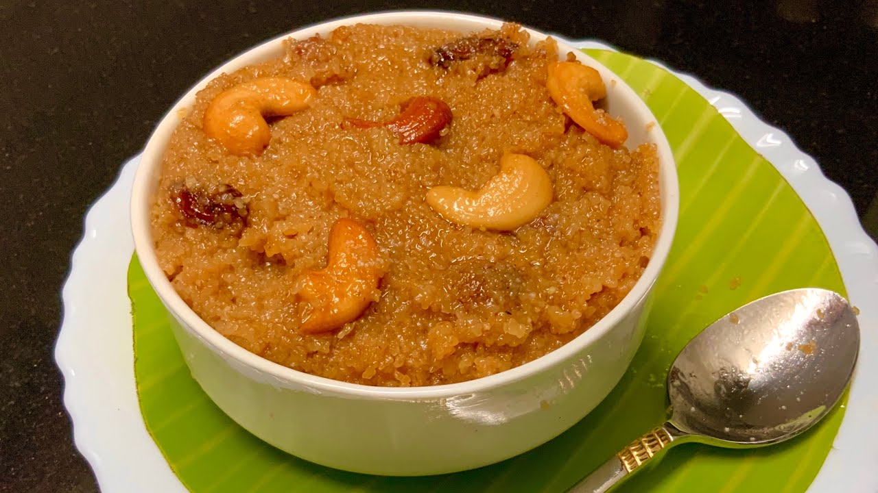 கோதுமைரவா கேசரி /wheat rava kesari /wheat rava sweet Pongal/gothumai ravai Pongal/sweet in tamil