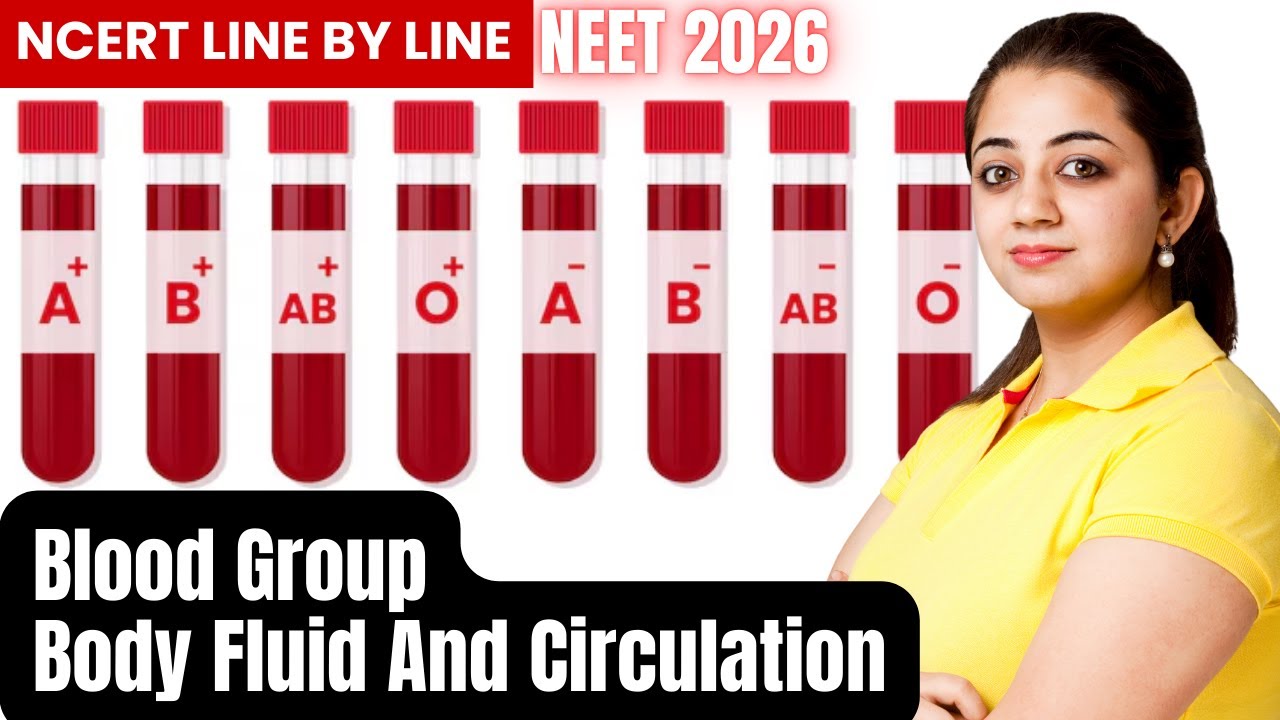 Blood Groups | Body Fluids and Circulation | Class 11 | NEET 2026 | NCERT Line by Line Explanation