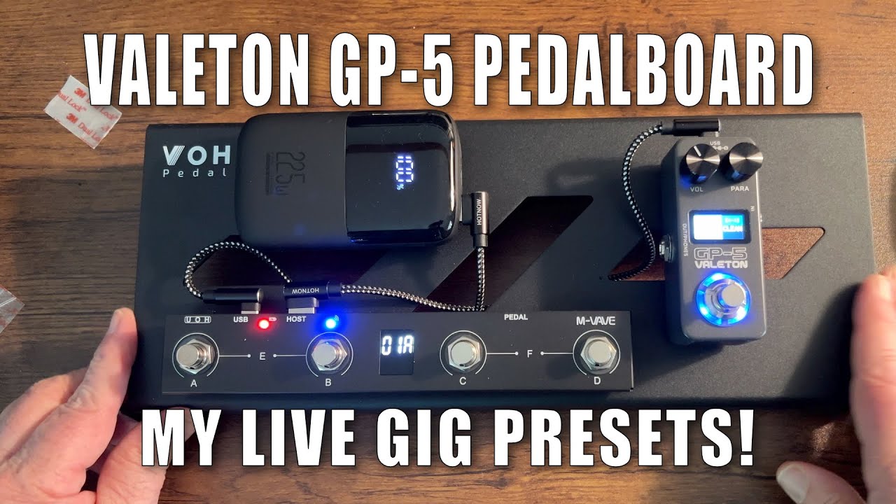 Valeton GP-5 - My Four Live Gig Presets - Demo & Walkthrough