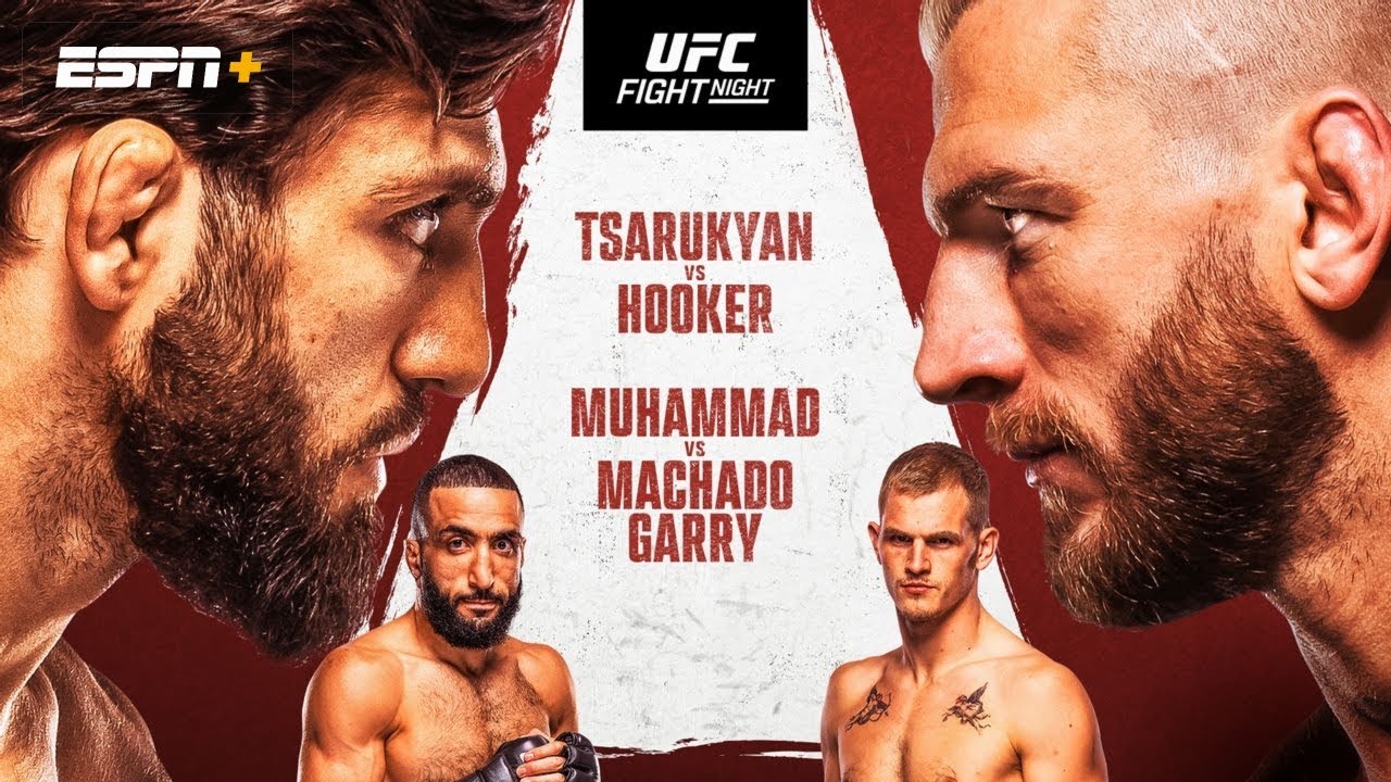 UFC QATAR LIVESTREAM TSARUKYAN VS HOOKER FULL FIGHT NIGHT COMPANION & PLAY BY PLAY