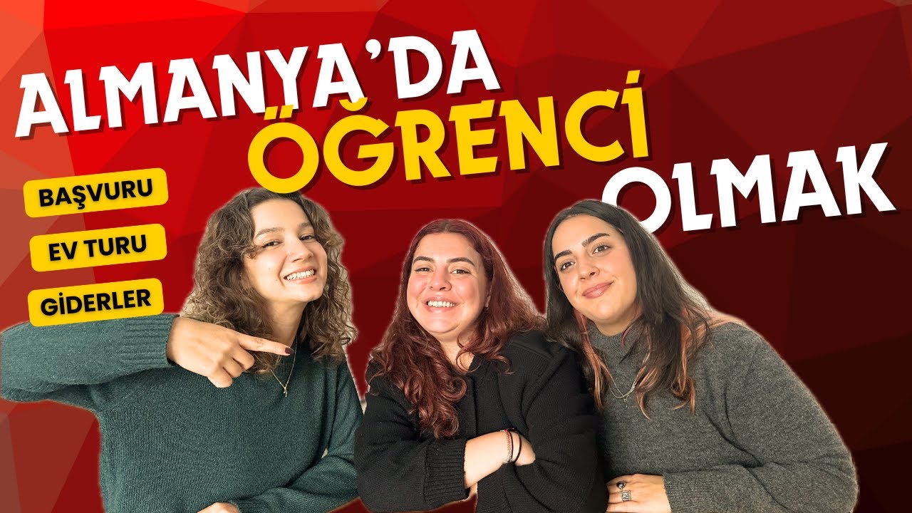 ALMANYA'DA ÖĞRENCİ OLMAK | 1+1 Ev Turu, Giderler, Başvuru Süreci