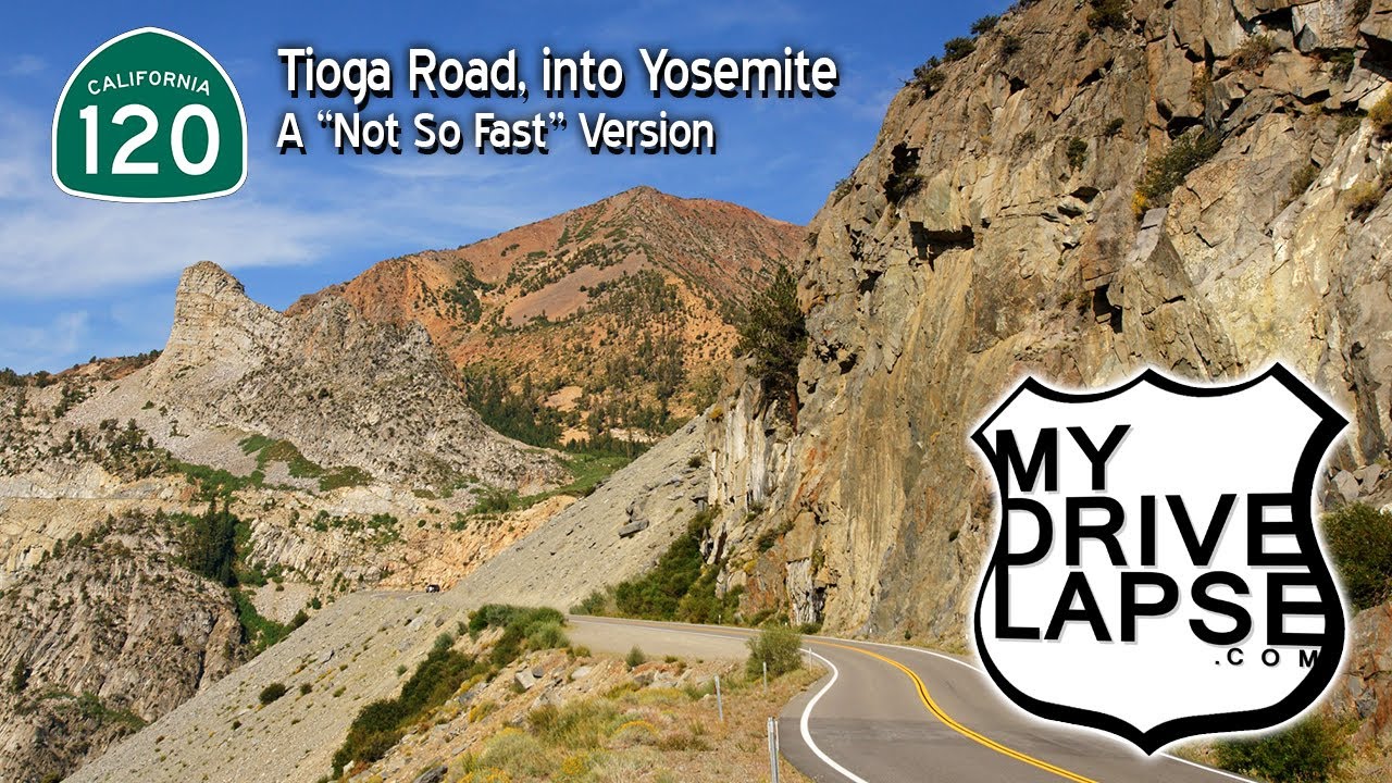 A Drive Over Tioga Pass, into Yosemite National Park, California 120 through Tuolumne Meadows