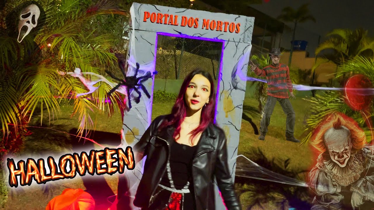 FAZENDO TUDO DE HALLOWEEN POR UM DIA INTEIRO !! COM MUITOS SUSTOS | Luluca