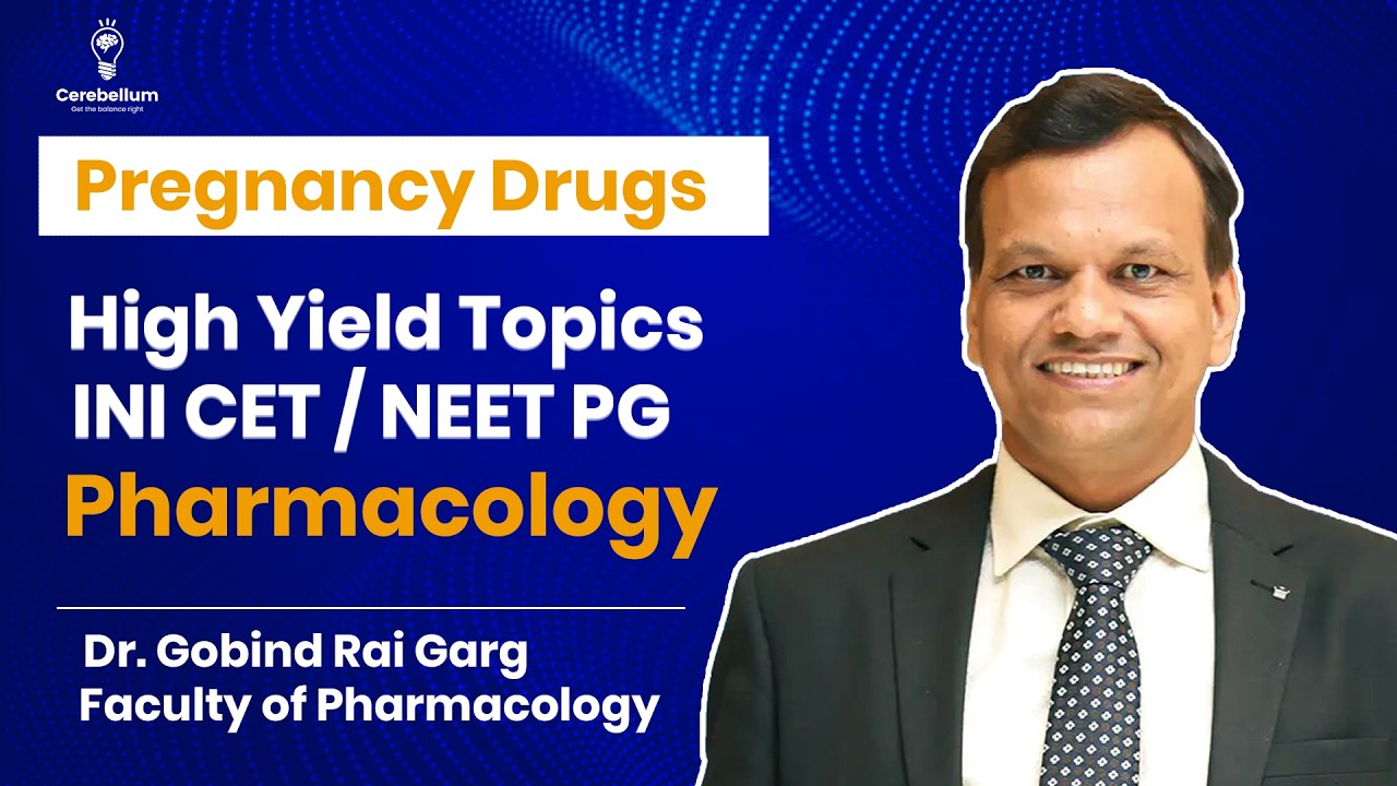 Drugs in Pregnancy: What’s SAFE vs What’s a BIG NO? | NEET PG/FMGE