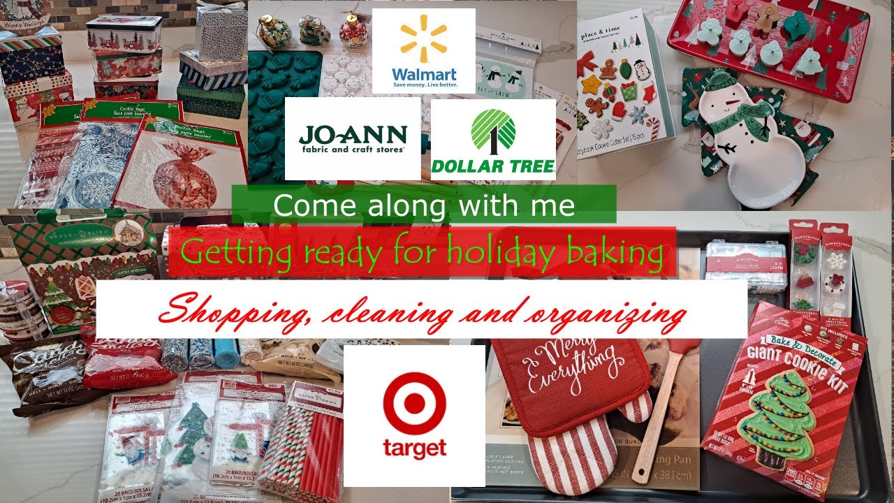 Christmas baking supplies haul and organization