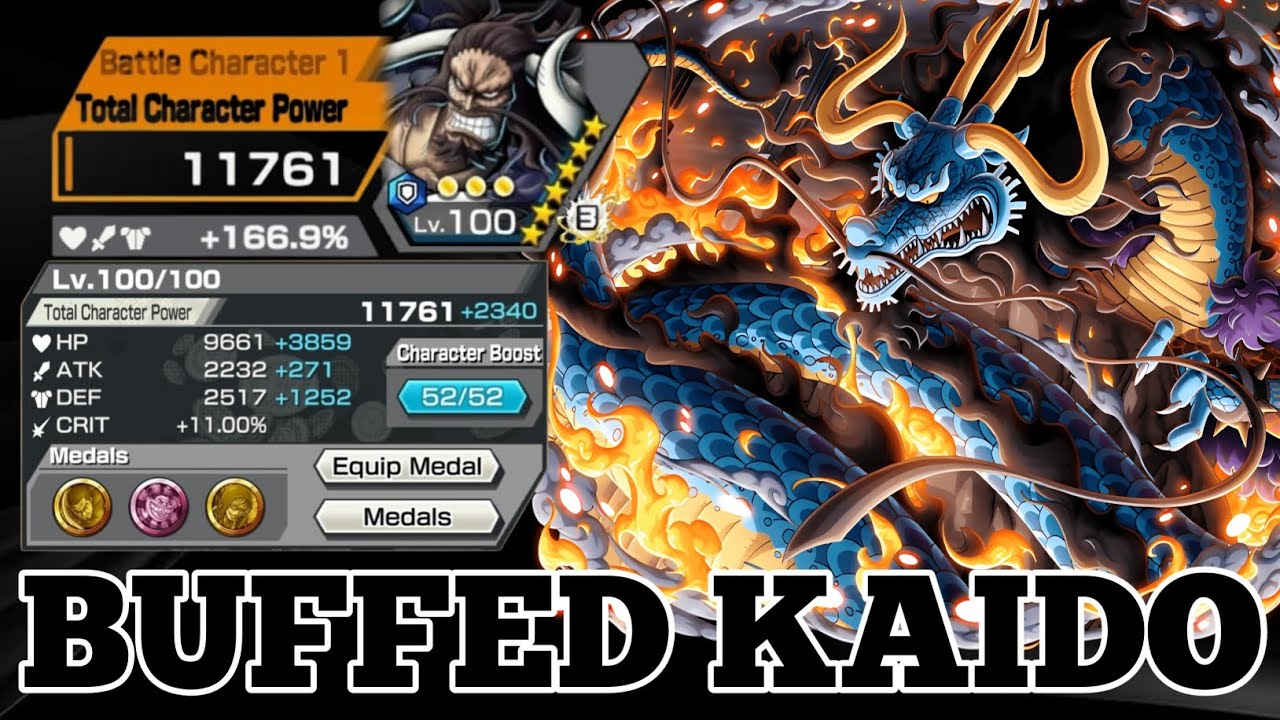 BUFFED KAIDO GAMEPLAY | ONE PIECE BOUNTY RUSH | OPBR