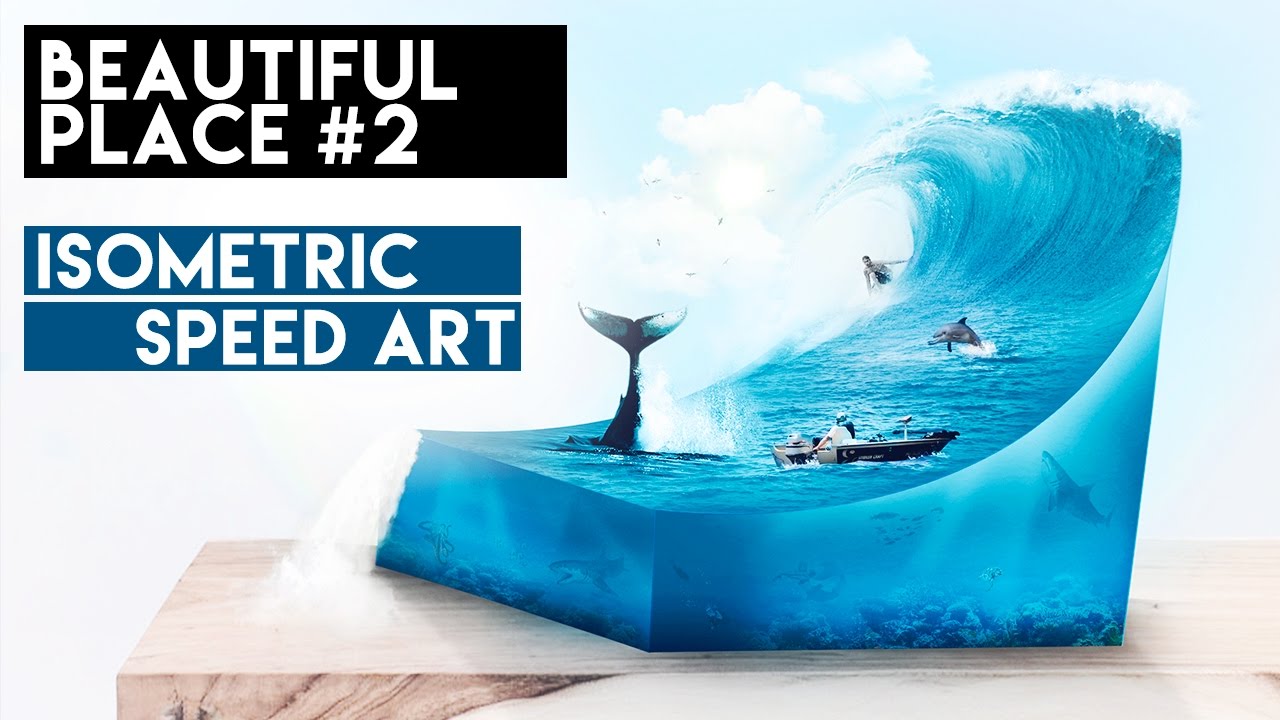 Beautiful Place #2 (Isometric Speed Art)