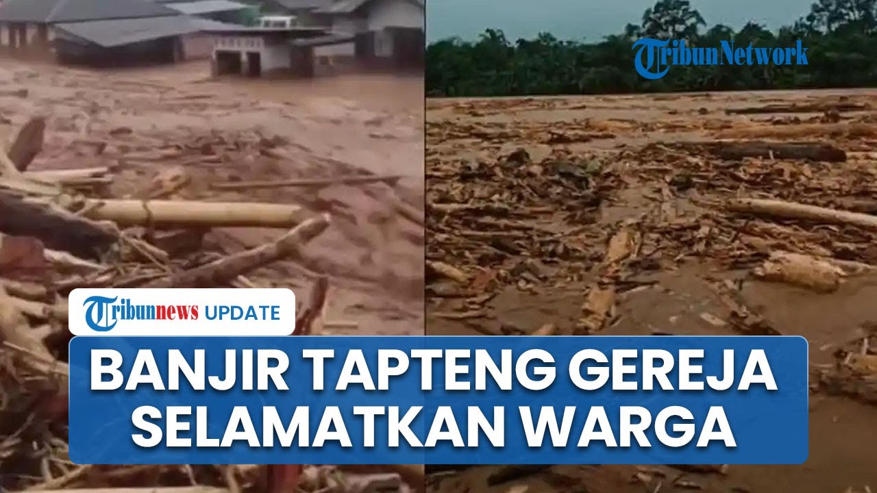 Kisah Haru dari Banjir Bandang Tapteng, Gereja Kokoh Selamatkan Warga dari Terjangan Air Bah