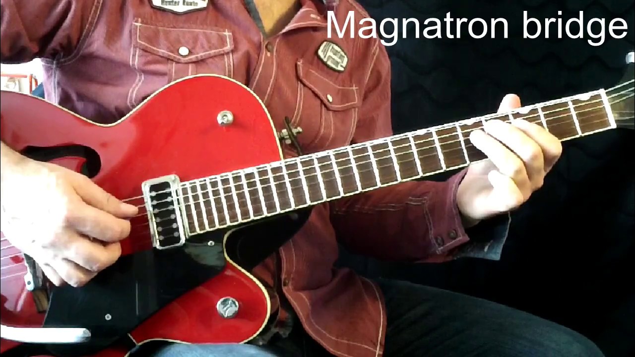 Compare: DeArmond 2000's and TV Jones Magnatrons in a G5129