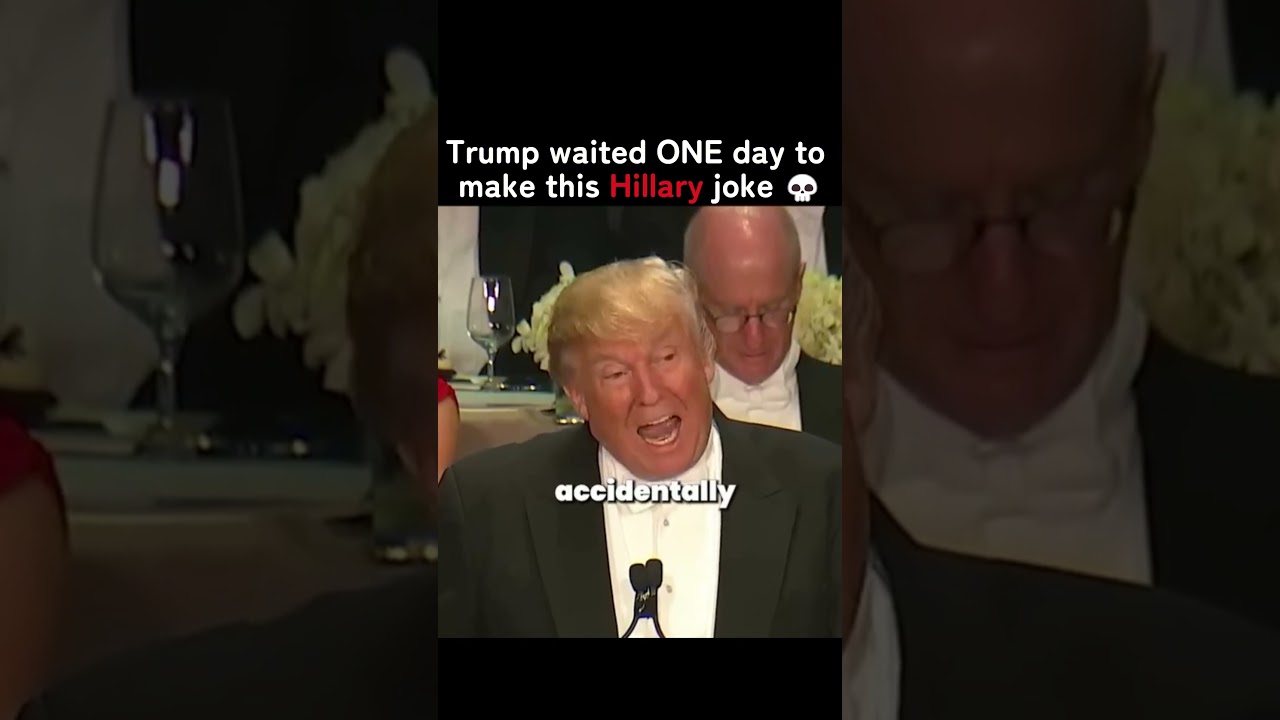 Trump's Hillary Clinton &ldquo;Pardon Me&rdquo; Joke Was DIABOLICAL 💀