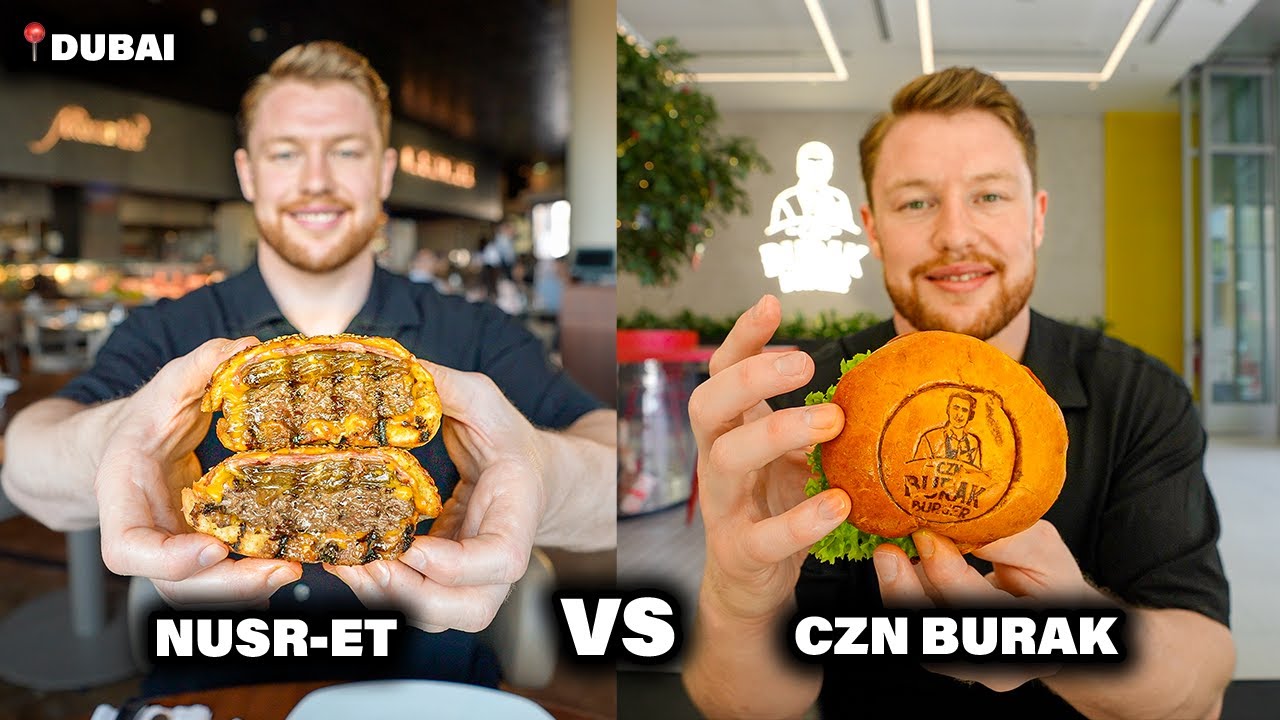 NUSRET vs CZN BURAK in Dubai - Wer macht den BESSEREN BURGER?