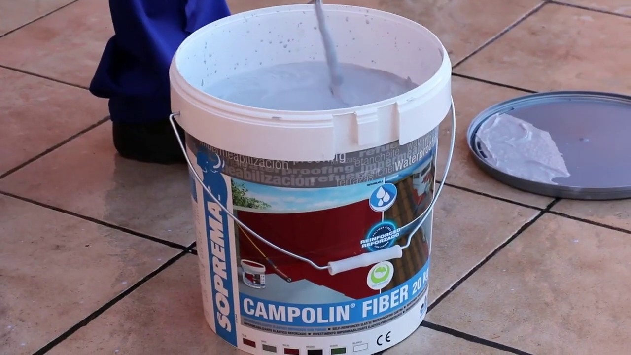CAMPOLIN® FIBER: Sistema líquido acrílico para cubiertas