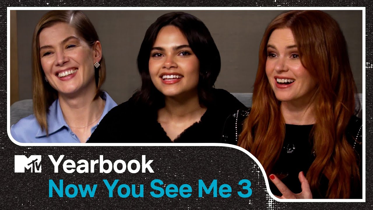 “What’s A Fan Edit?” 😂 The Now You See Me 3 Cast Play MTV Yearbook | MTV Movies