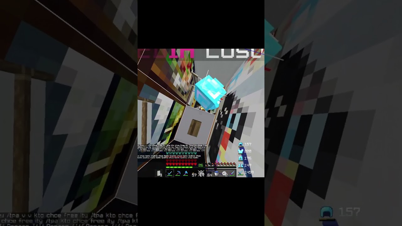 ZABIŁEM FULL EVE NA PYKMC.PL  #minecraft #shorts #pykmc