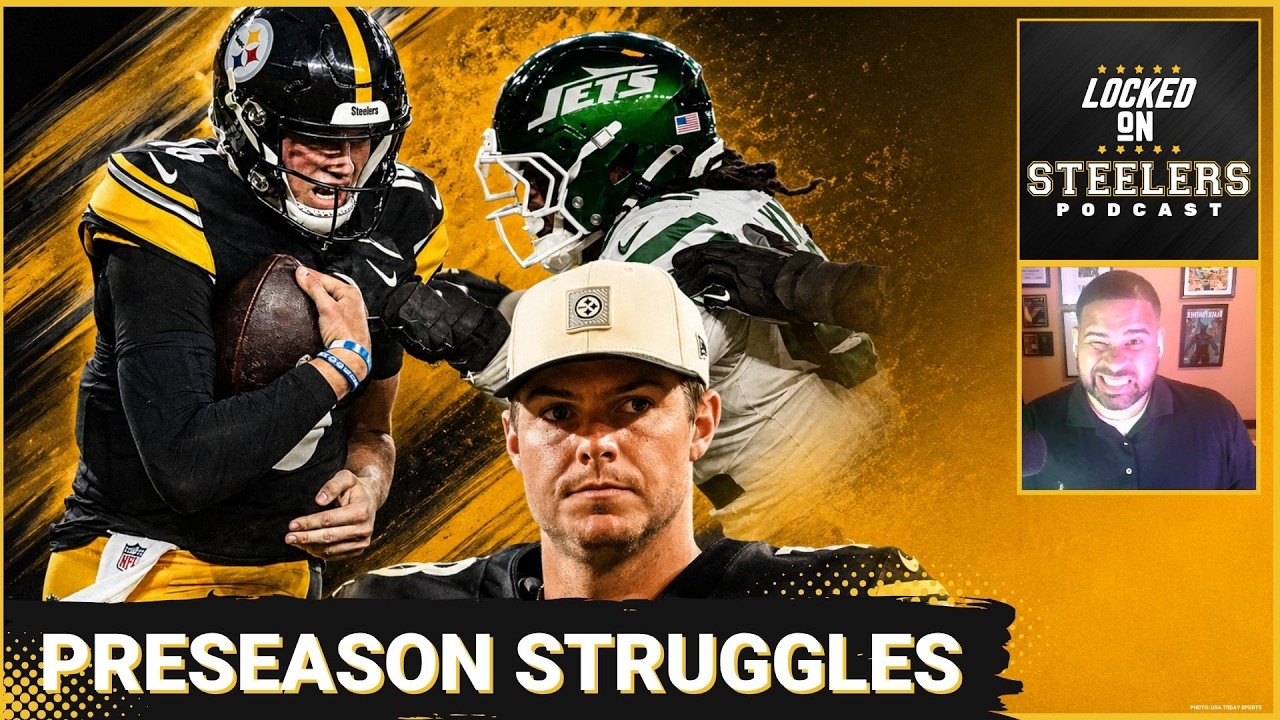 Steelers' Will Howard, Drew Allar's Preseason Struggles Signal Mason Rudolph as QB2 in Loss to Jets