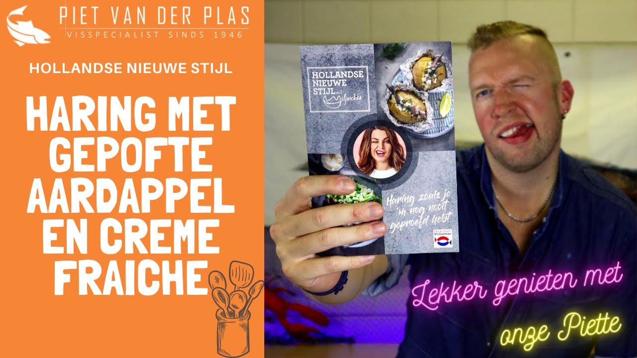 Haring Vlog #3: RECEPT NIEUWE STIJL │ Haring met gepofte aardappel en crème fraiche