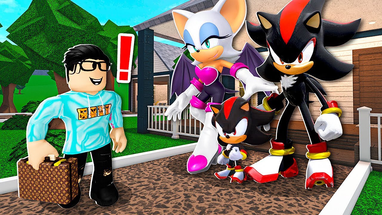Adopted By SHADOW Family! (Roblox)