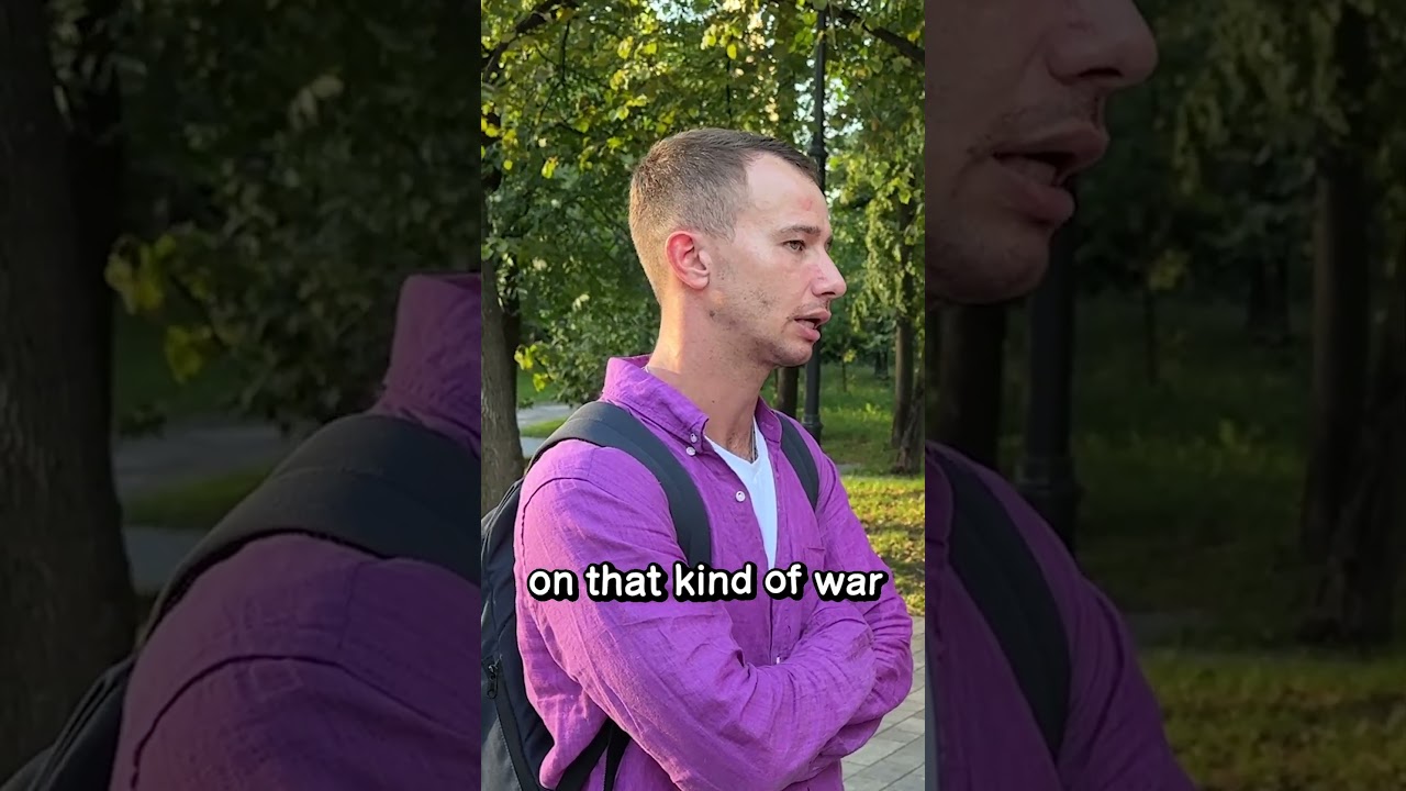 People in Russia are jailed after street interviews. Russian man (Ilya, 34) explains why.