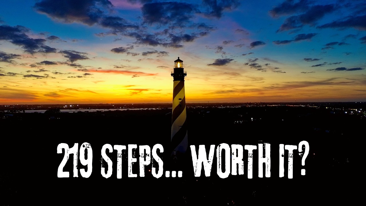 Climbing the St. Augustine Lighthouse! 🗼 219 Steps to the Best View in America’s Oldest City