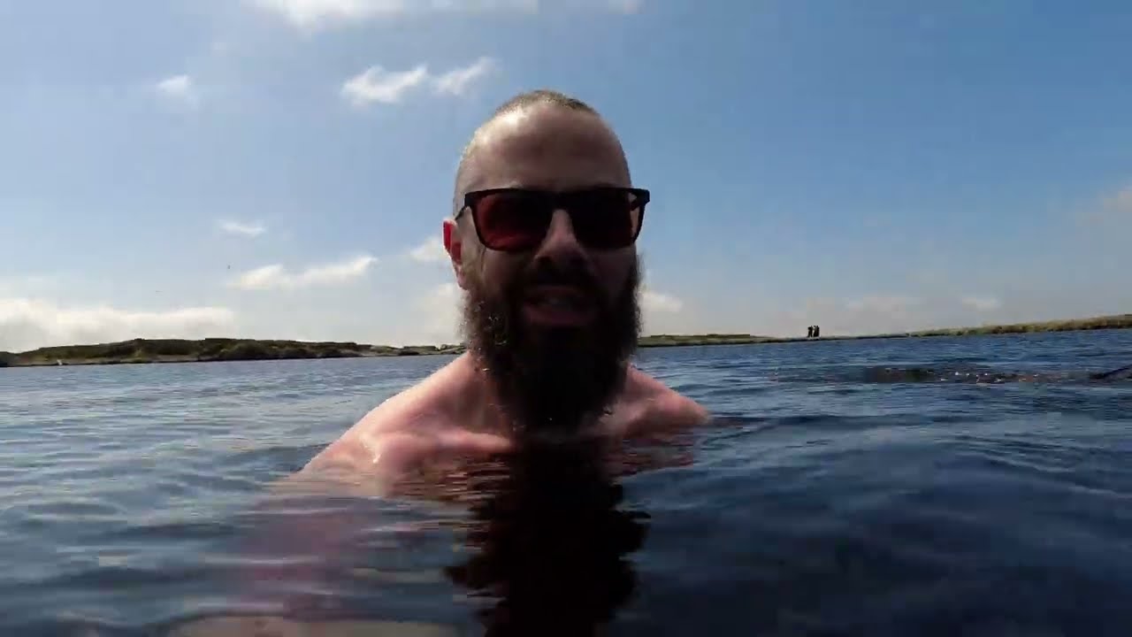 Climbing Slieve Gullion - Having A Dip in the lake Of Sorrows