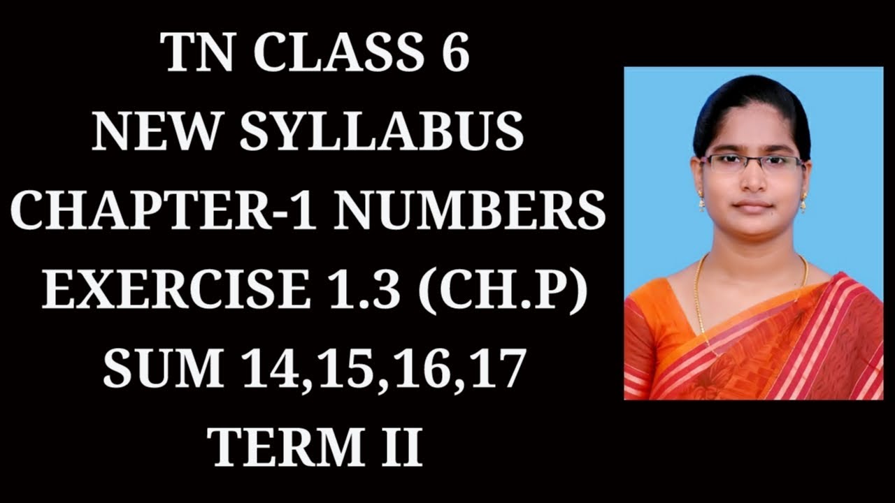 6th std maths ch-1 Numbers T-2 | Ex-1.3 (14,15,16,17) sums |samacheer 2020