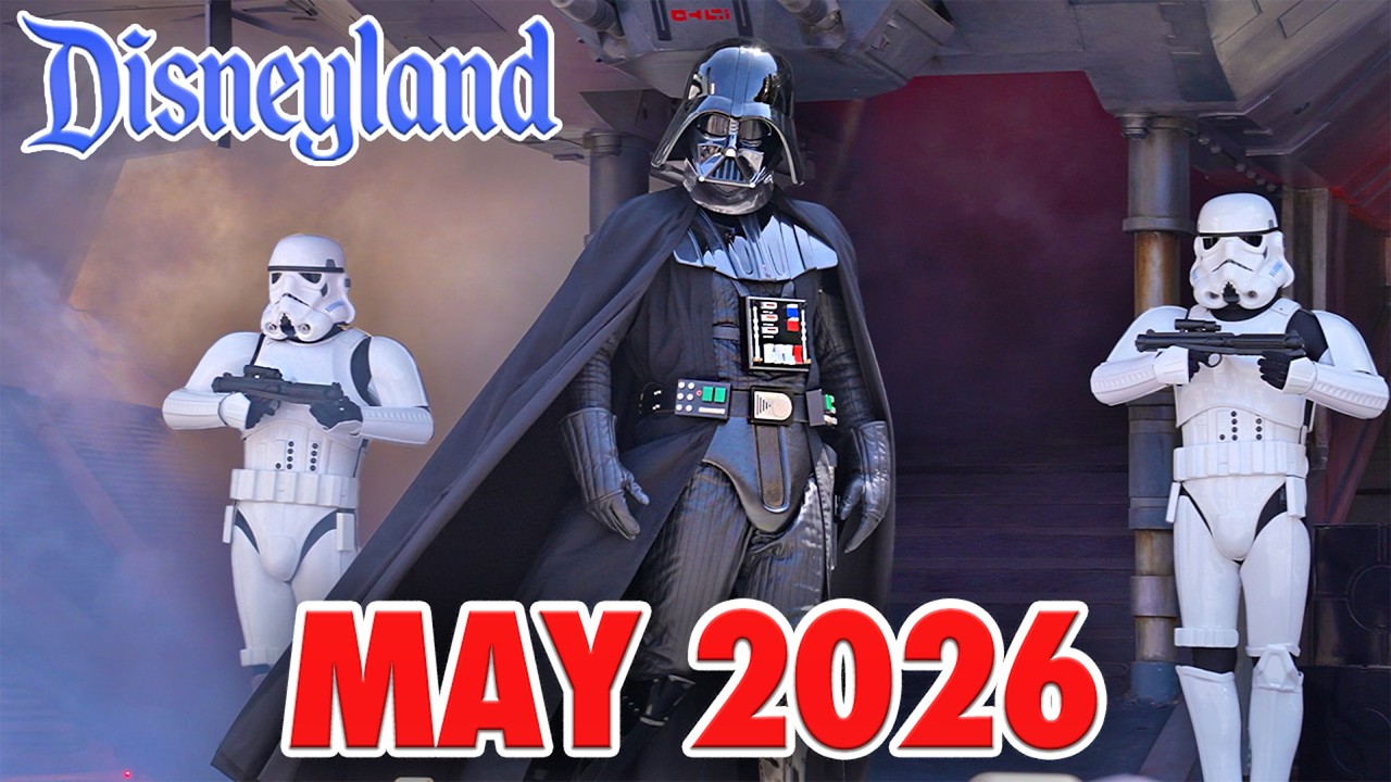 Disneyland Park - May 2026 Walkthrough: HUGE Updates to Star Wars Land & Roger Rabbit [4K]