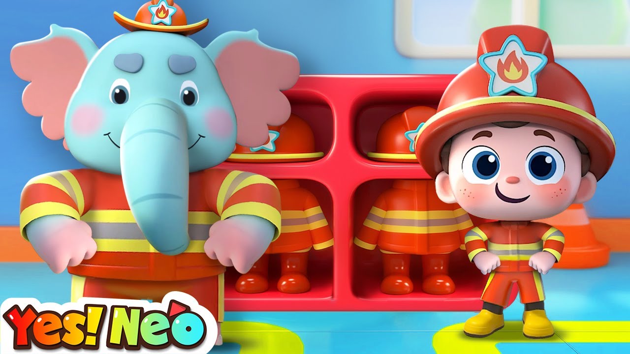 Brave Firefighters Song | Fire Truck Rescue Team🔥🚒 | Nursery Rhymes & Kids Songs | Yes! Neo